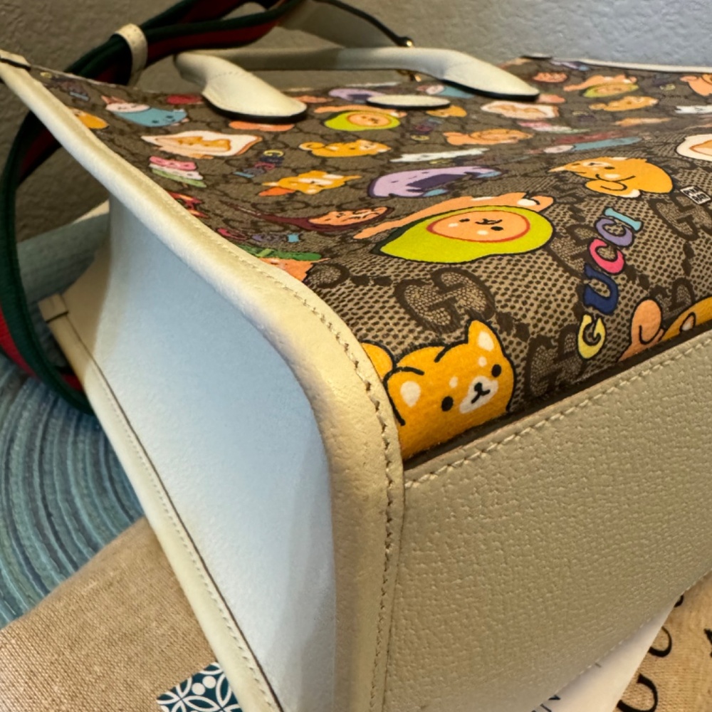 Gucci x Pikarar/Angela Nguyen Animal Print small tote - Picture 10 of 15